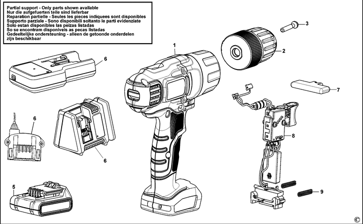 EGBL14  CORDLESS DRILL  Type H1
