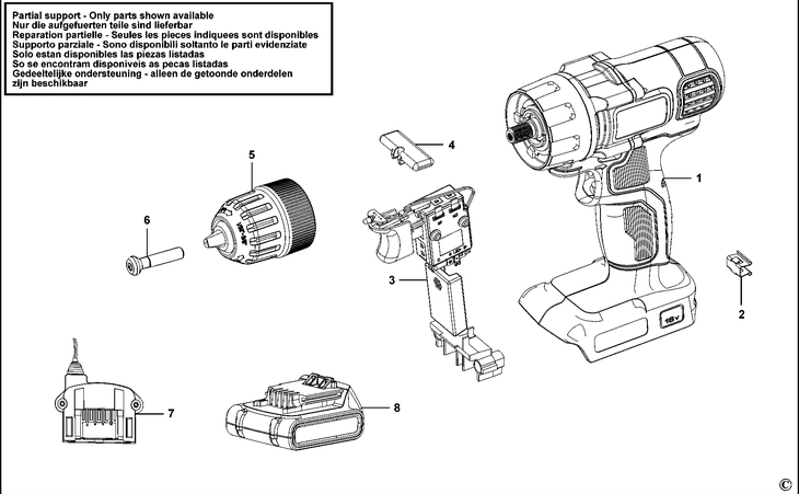 EGBL18  C'LESS DRILLDRIVER  Type 1