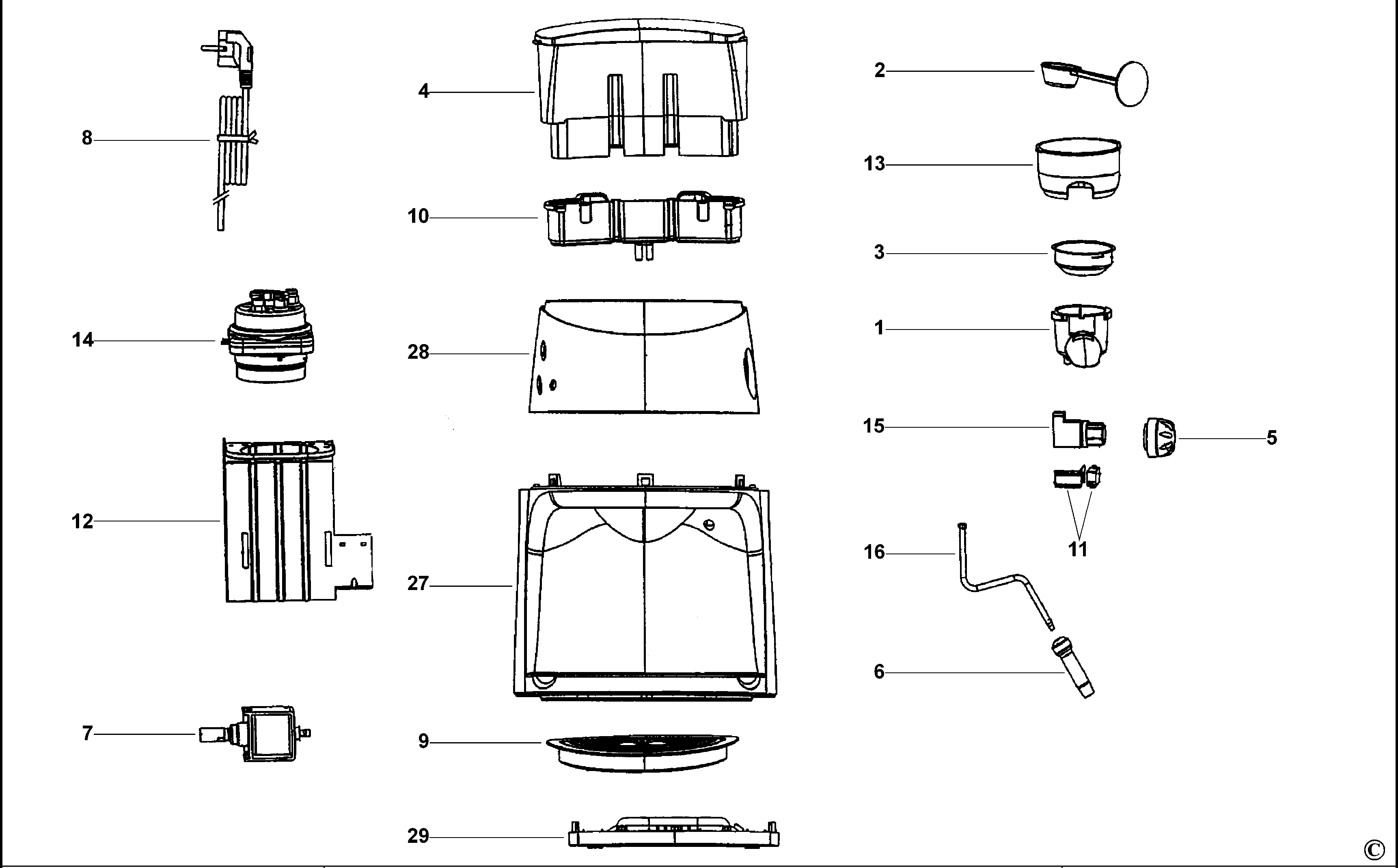 CAFETIERA BLACK+DECKER EM7 Type 1