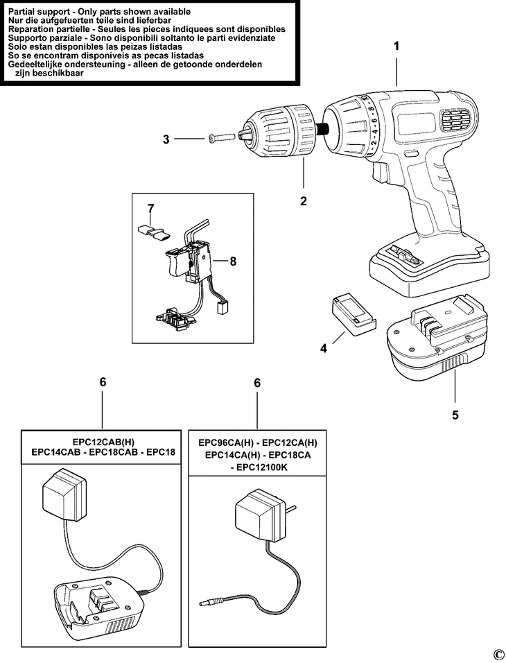 EPC14  CORDLESS DRILL  Type H1