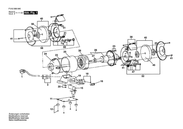 SUPORT DE SLEFUIT  (F012300045)  3000 / 230 V /CN