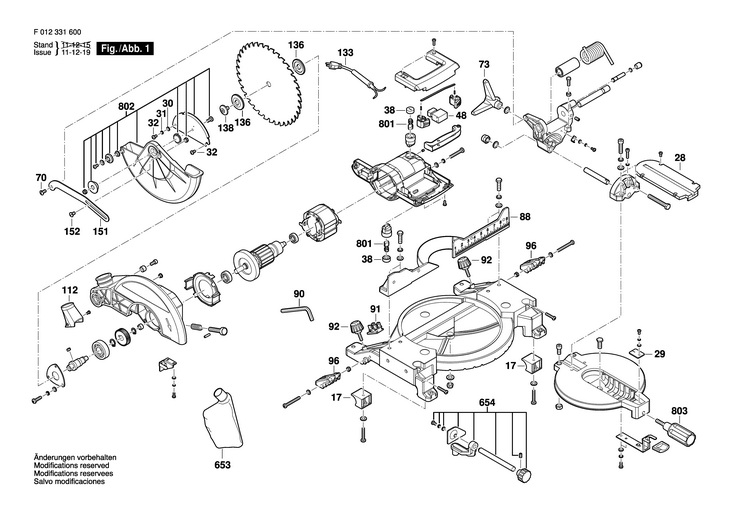 FERASTRAU CIRC. STATIONAR  (F012331600)  3316 / 115 V /USA