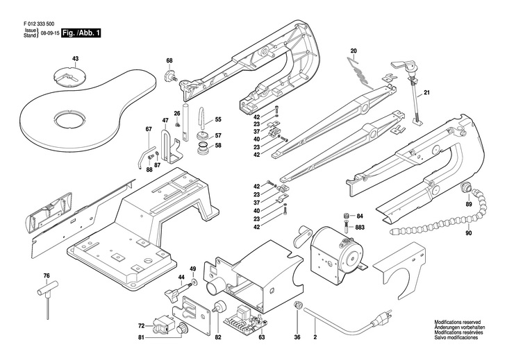 FERASTRAU CU COARDA  (F012333500)  3335 / 120 V /USA