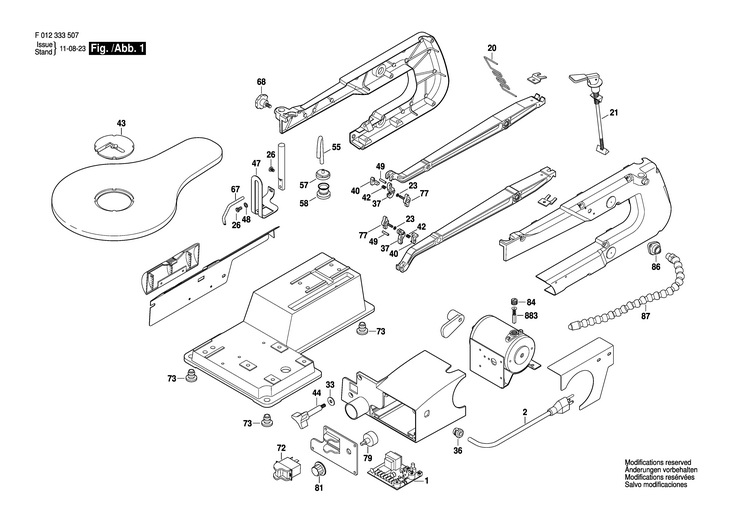 FERASTRAU CU COARDA  (F012333507)  3335 / 120 V /USA