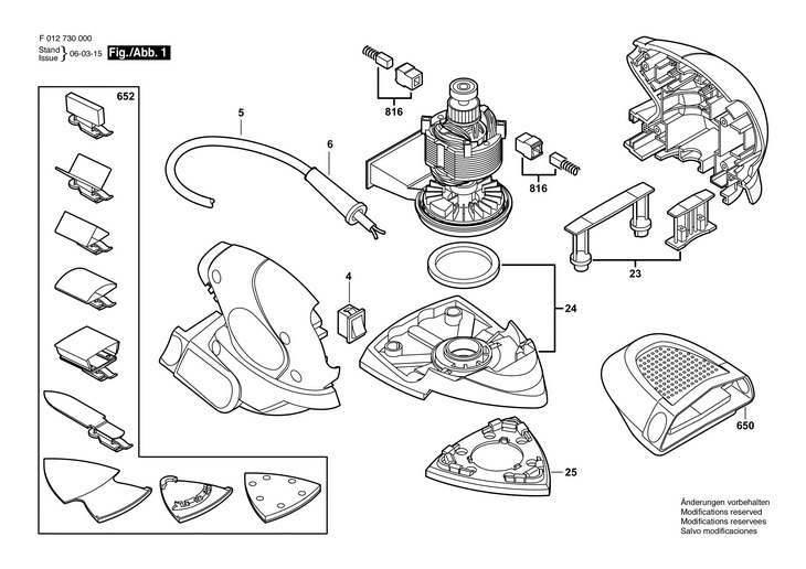 .  (F012730000)  7300 / 18 V /USA