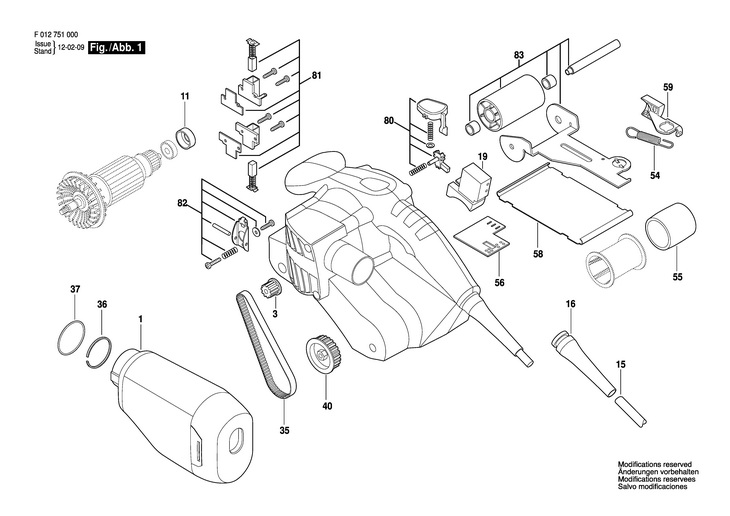 SLEFUITOR CU BANDA  (F012751000)  7510 / 120 V /USA