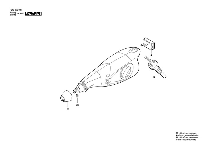 FREZA DE GRAVAT  (F013029001)  29001 / 120 V /USA