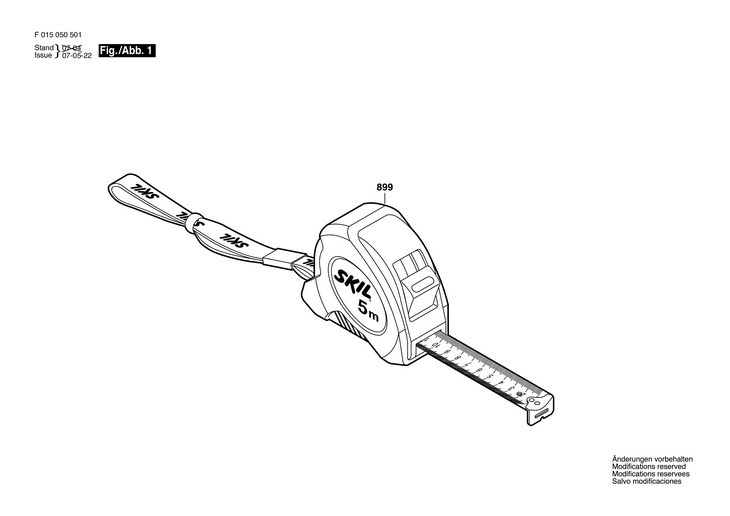 BANDA DE MASURARE  (F015050501)  0505 / 0 V /EU