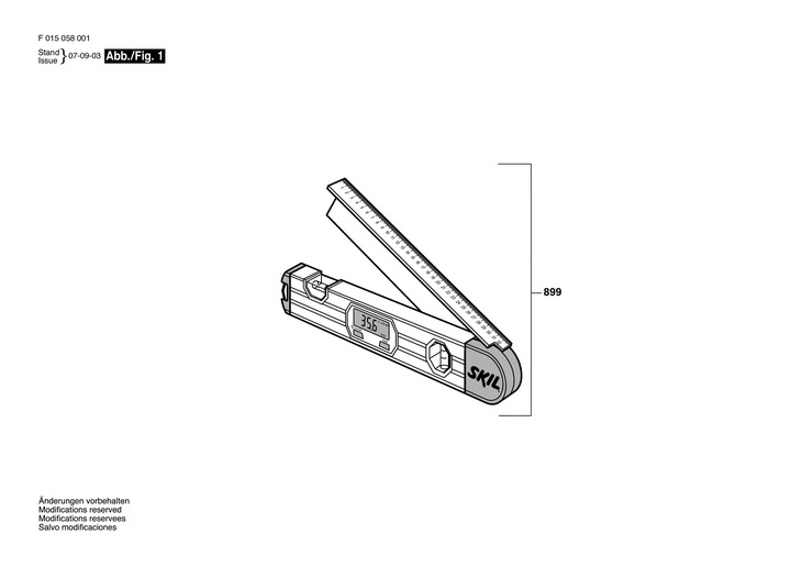 BANDA DE MASURARE  (F015058001)  0580 / 0 V /EU