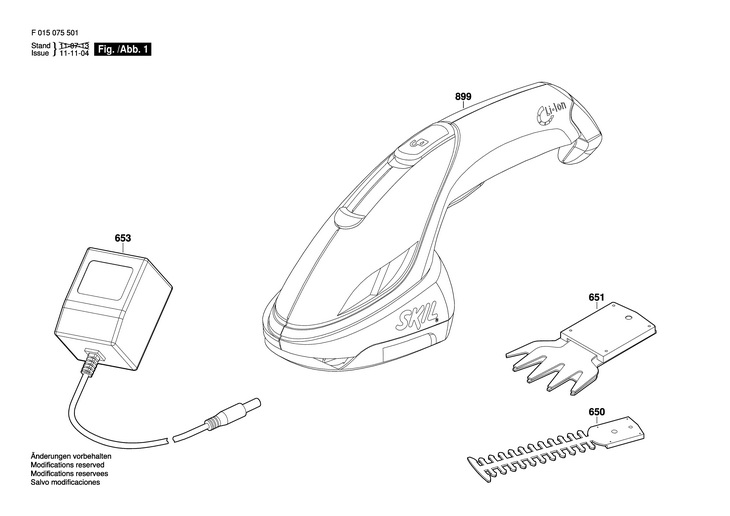 FOARFECE TAIAT IARBA ACU  (F015075501)  0755 / 230 V /EU