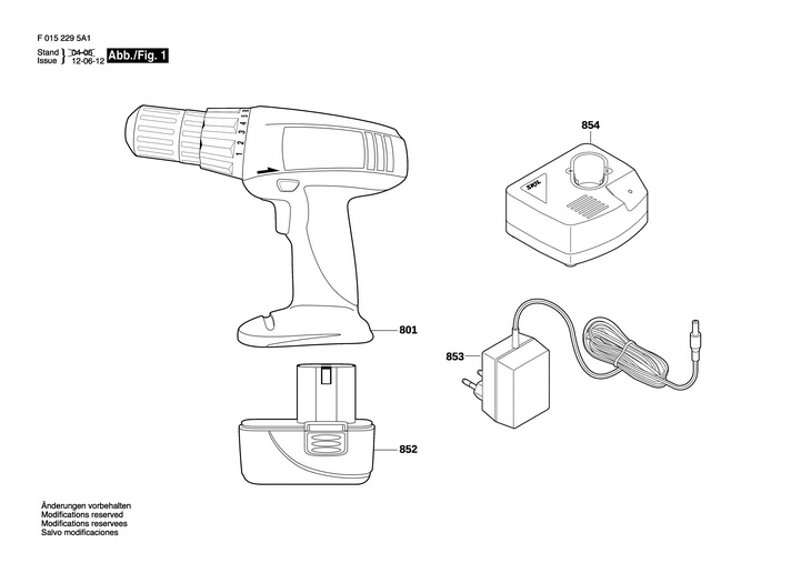 MASINA DE GAURIT CU ACUM  (F0152295A1)  2295 / 9.6 V /EU