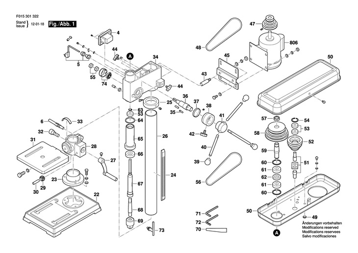 MASINA DE GAURIT CU MASA  (F015301322)  3013 / 220 V /ROK