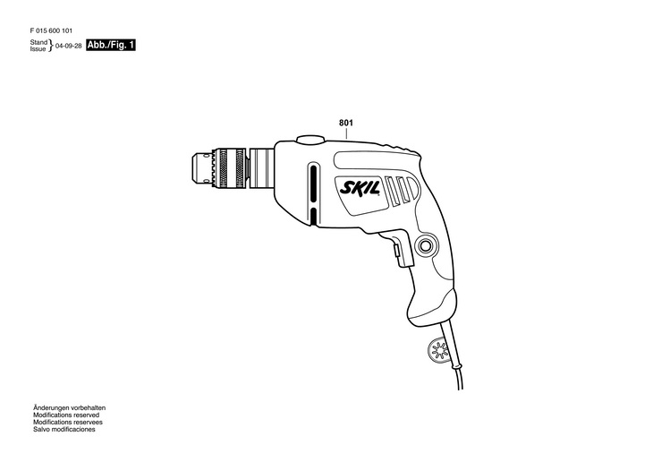 MASINA DE GAURIT PERCUTIE  (F015600101)  6001 / 230 V /EU