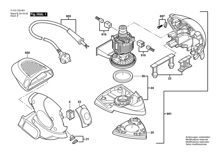 SLEFUITOR CU VIBRATII  (F015720801)  7208 / 230 V /EU