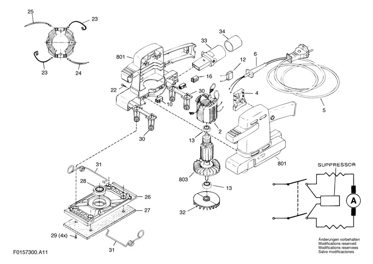 SLEFUITOR CU VIBRATII  (F0157300A1)  7300 H1 / 230 V /EU