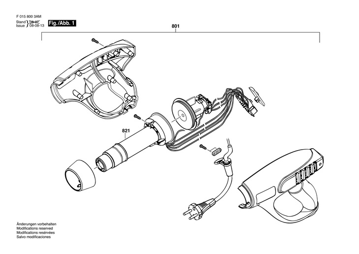 SUFLANTA CU AER CALD  (F0158003AM)  8003 / 230 V /CN