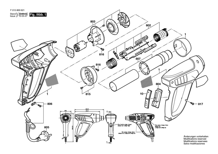 SUFLANTA CU AER CALD  (F015800621)  8006 / 230 V /CN