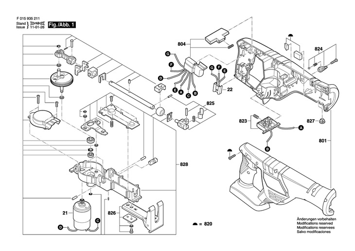 FERASTRAU (SABIE ACUM)  F015935211  9352 / 18 V /EU
