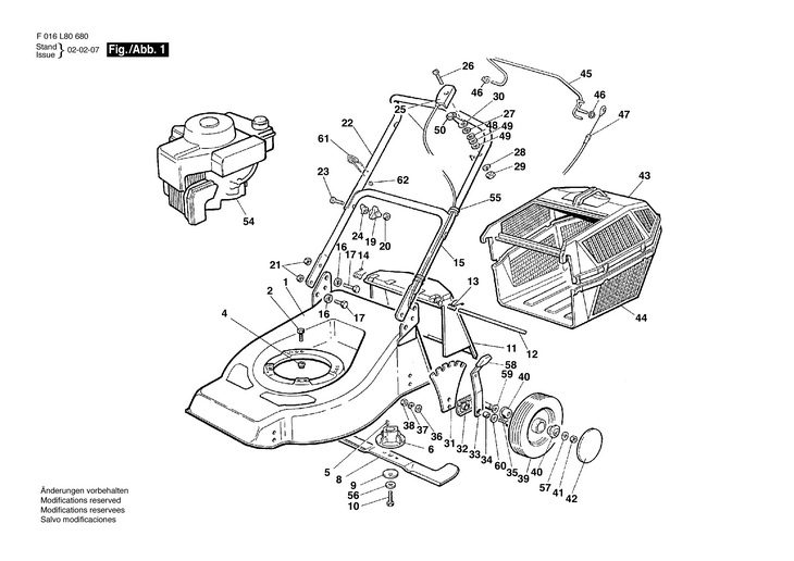 MASINA DE TUNS GAZONUL  (F016L80680)  QUADTRAK 45 / 0 V /GB