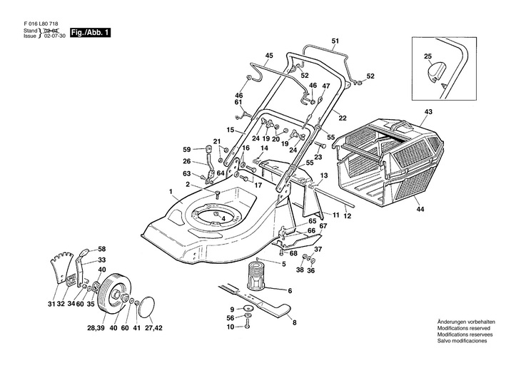 MASINA DE TUNS GAZONUL  (F016L80718)  TROJAN 18S / 0 V /GB