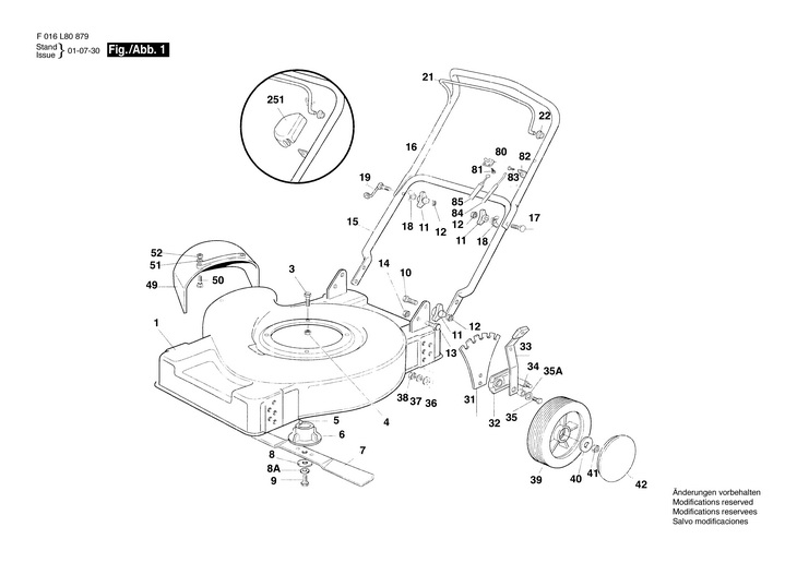 MASINA DE TUNS GAZONUL  (F016L80879)  TROJAN SIDE EJECTOR 18 / 0 V /GB