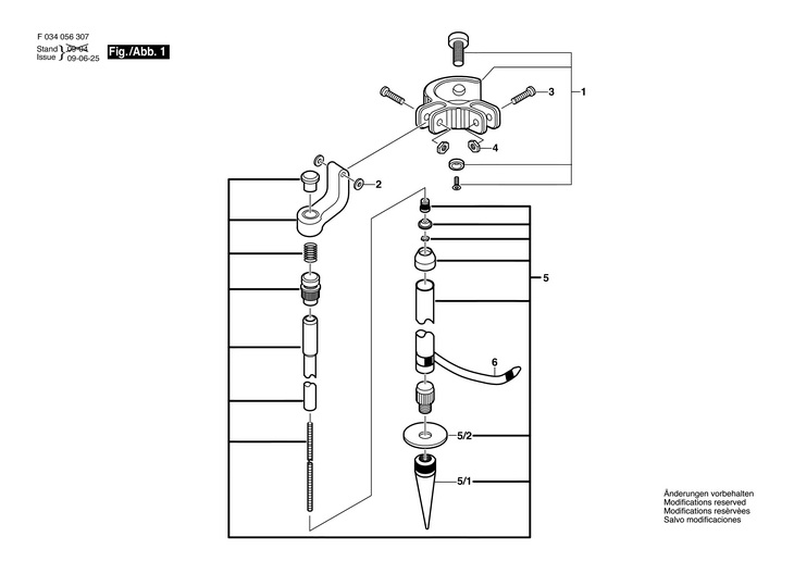 Stativ  (F034056307)  4260X / 0 V /USA