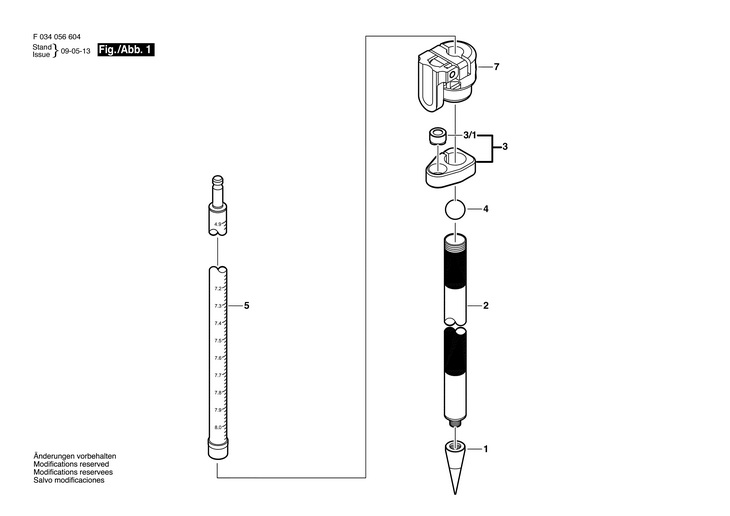 Stativ  (F034056604)  4508TML / 0 V /USA