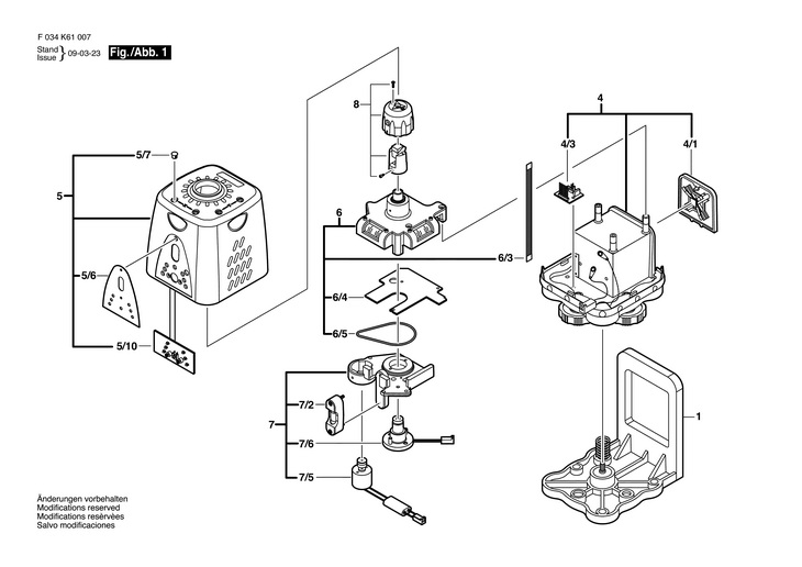 .  (F034K61007)  PLP140 Profile / 0 V /EU