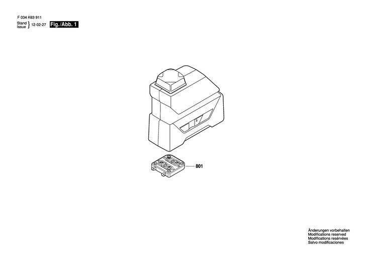 NIVELA CU LASER  (F034K63911)  LL20 / 0 V /USA