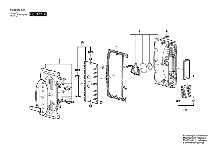 .  (F034K69D00)  Snap Receiver Latec / 0 V /USA