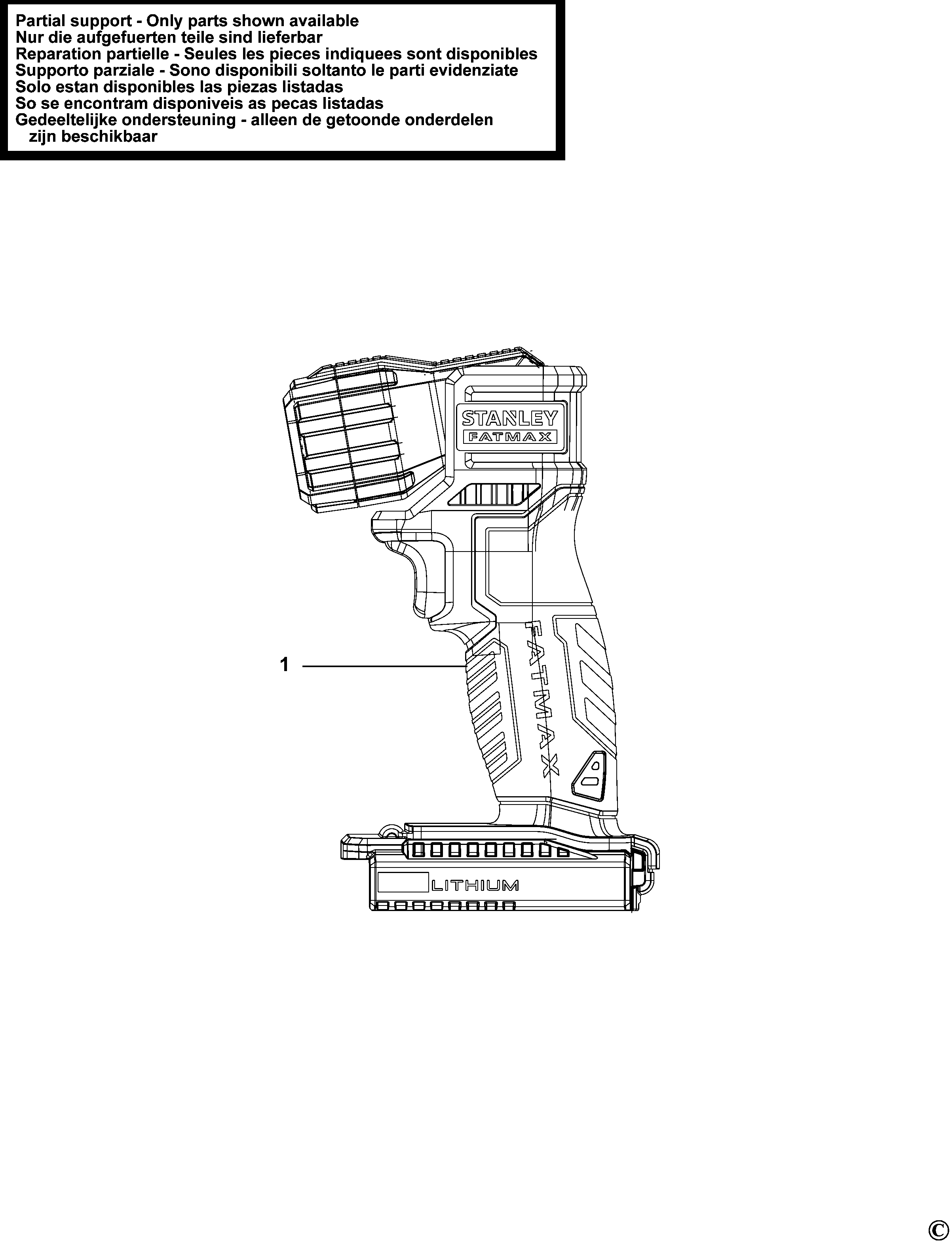 LANTERNA STANLEY FMC705 Type 1