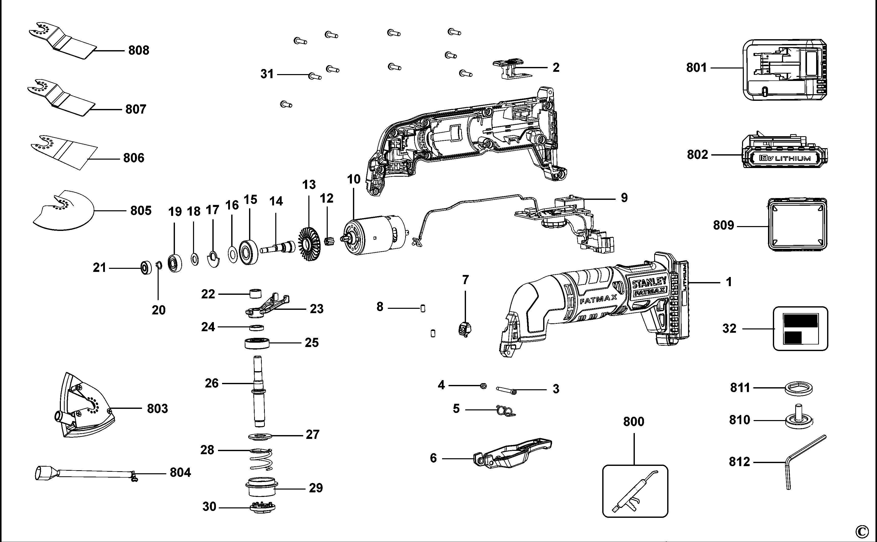 INSTRUMENT DE OSCILATIE STANLEY FMC710 Type 1