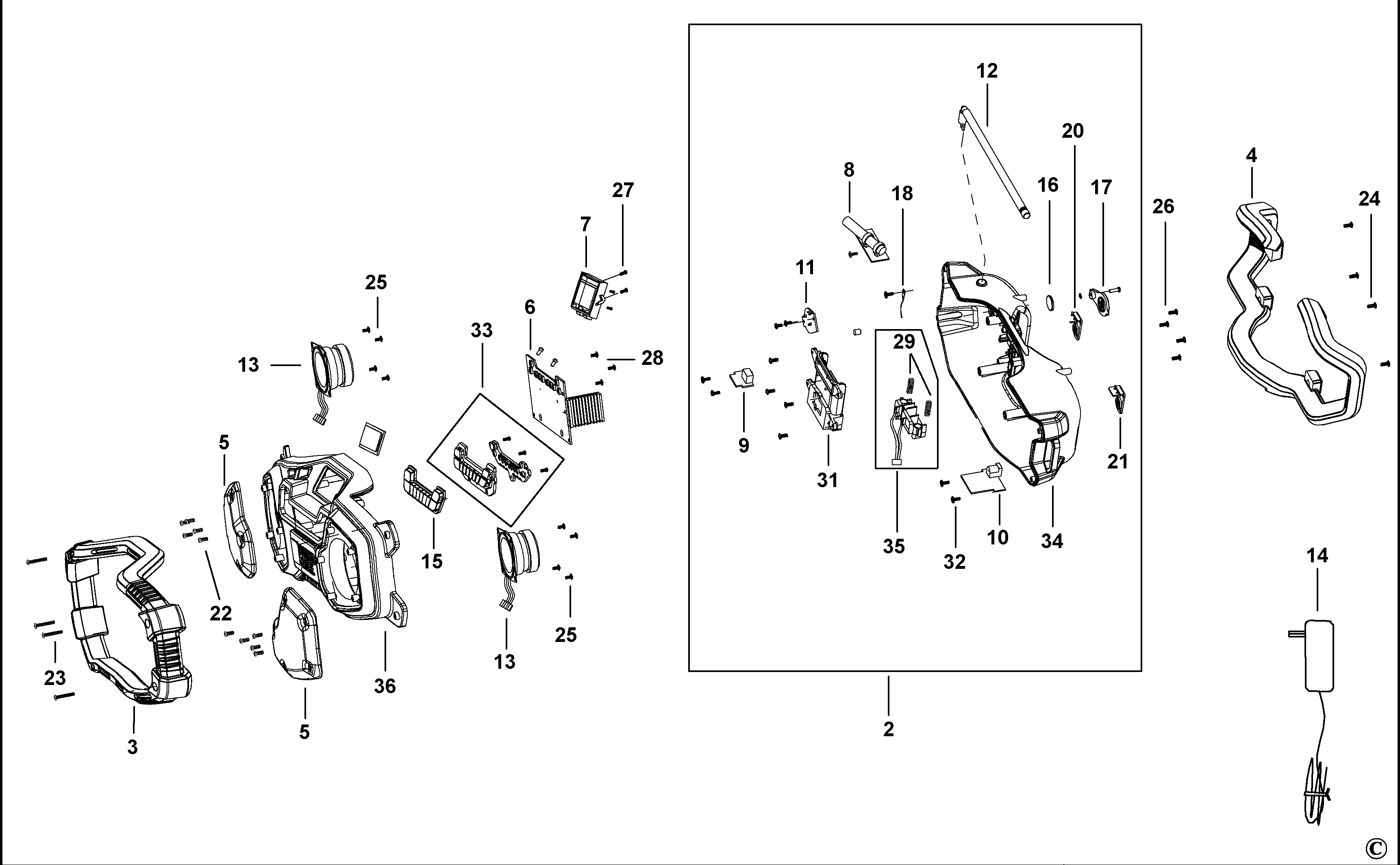 APARAT DE  RADIO PENTRU SANTIER STANLEY FMC770 Type 1