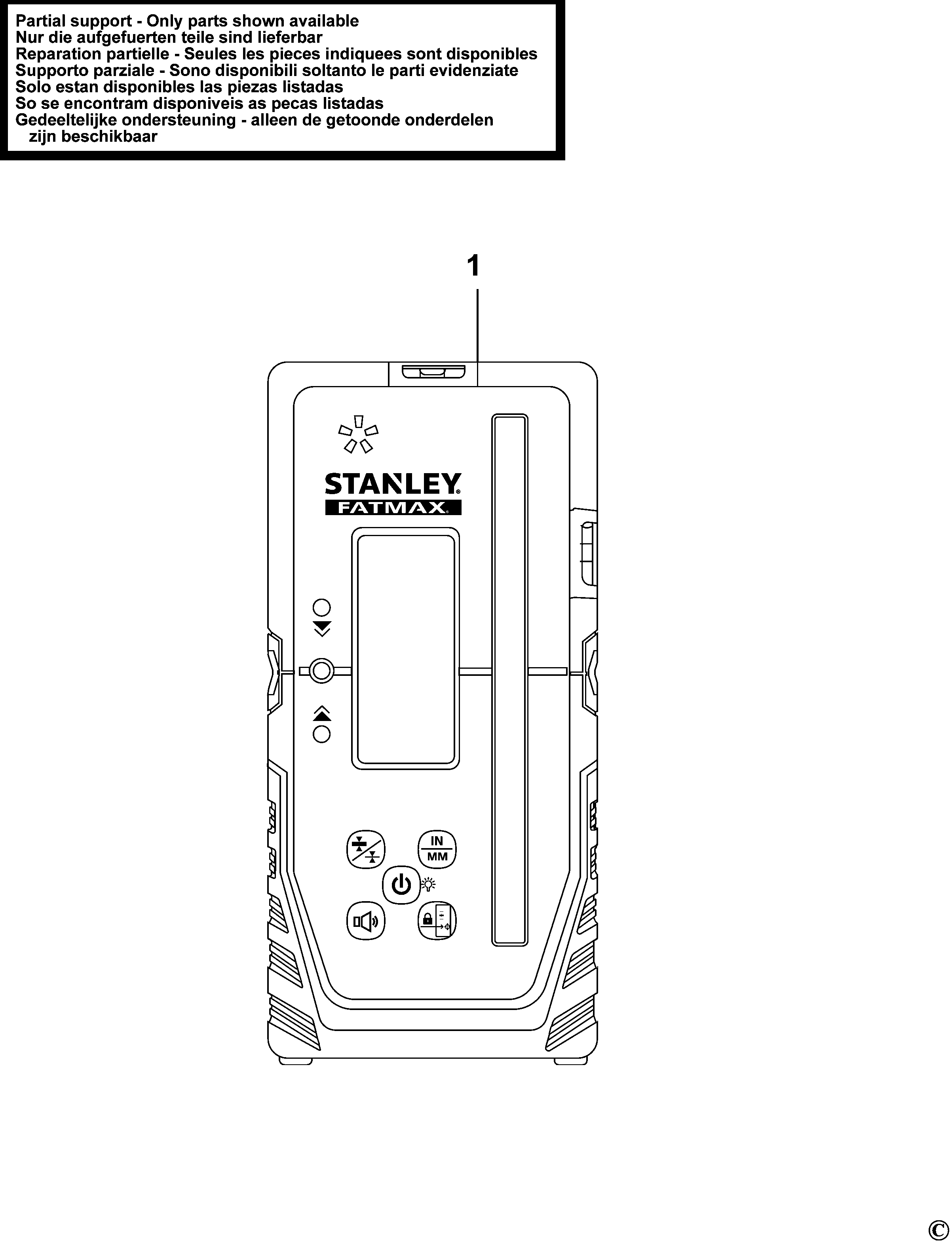 ROTARY DETECTOR STANLEY FMHT77653-0 Type 1