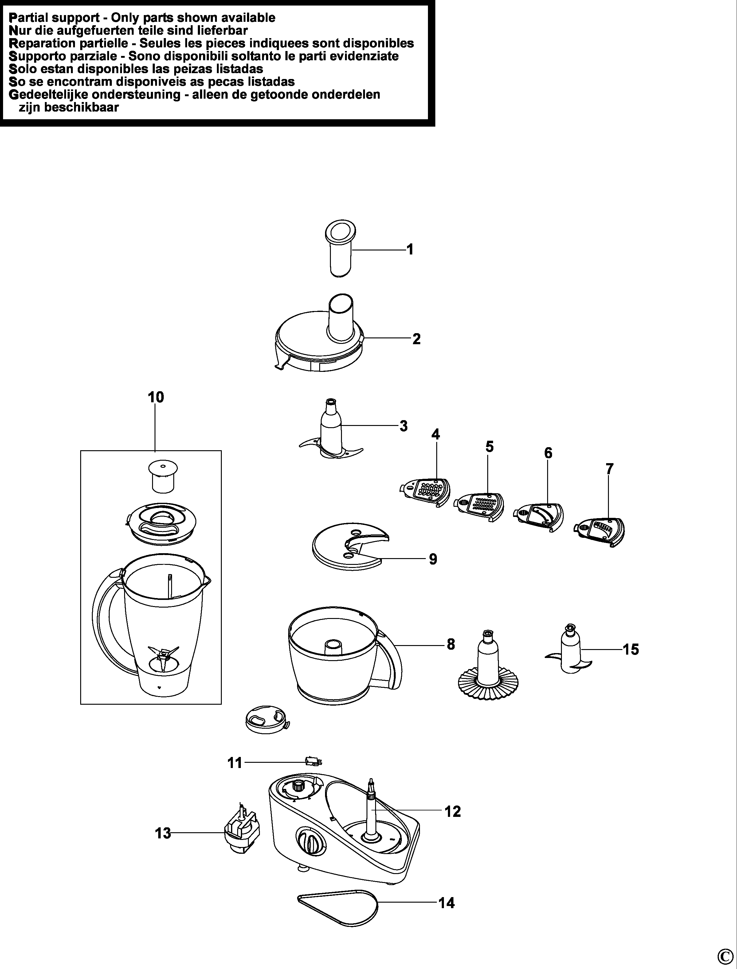 PROCESATOR DE ALIMENTE BLACK+DECKER FP800 Type 1