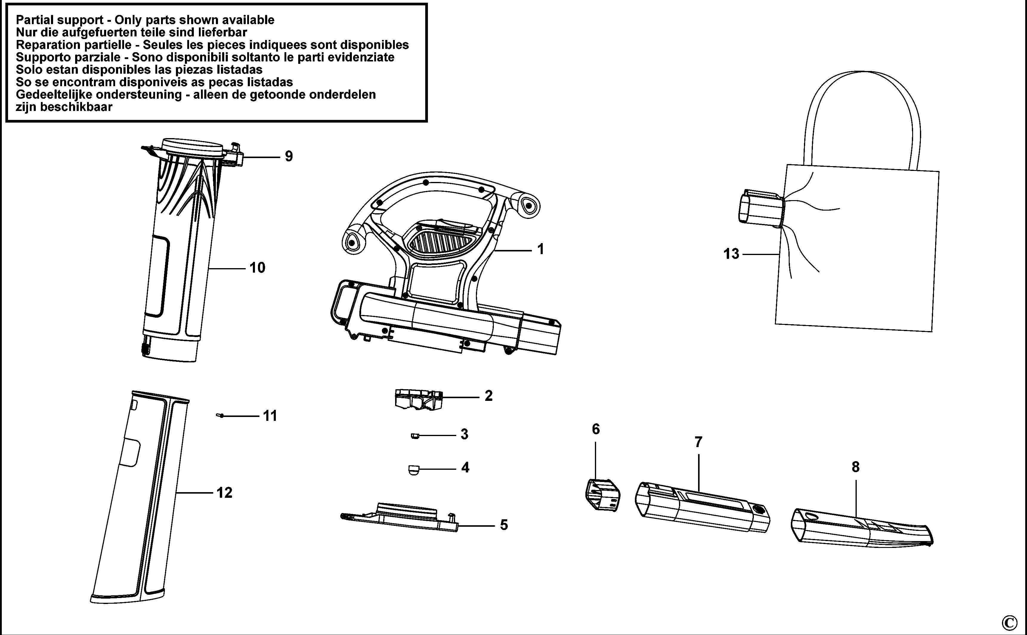 SUFLANTA VAC BLACK+DECKER GW2500 Type 1