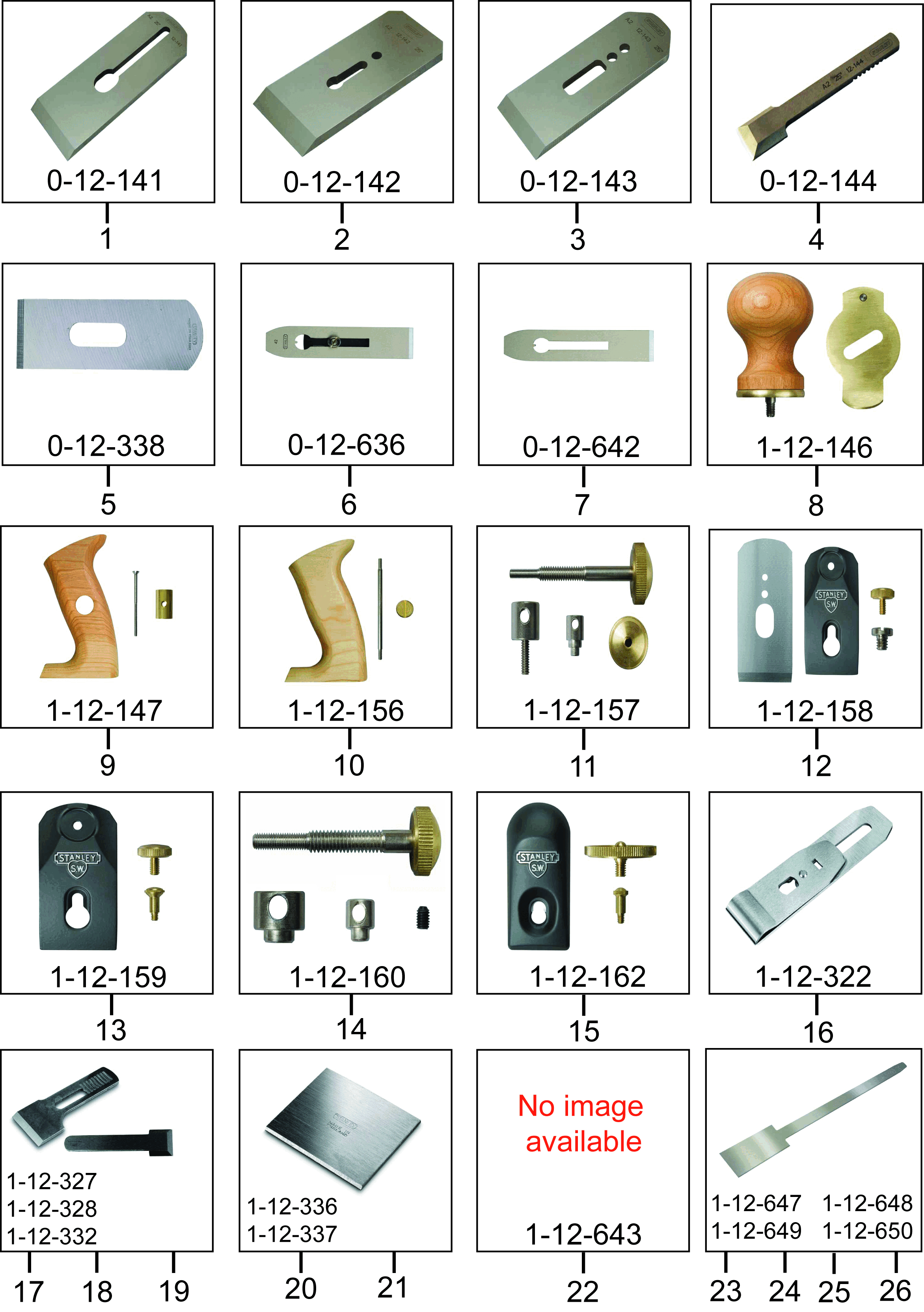 ACCESORII STANLEY HAND PLANE PARTS Type 1