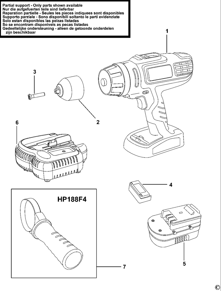 HP146F4BK  CORDLESS DRILL  Type H1