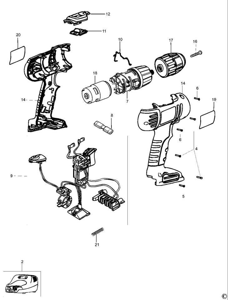 HP148F2   CORDLESS DRILL  Type 3