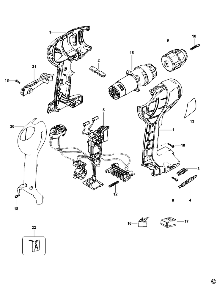HP14KD   CORDLESS DRILL  Type 1