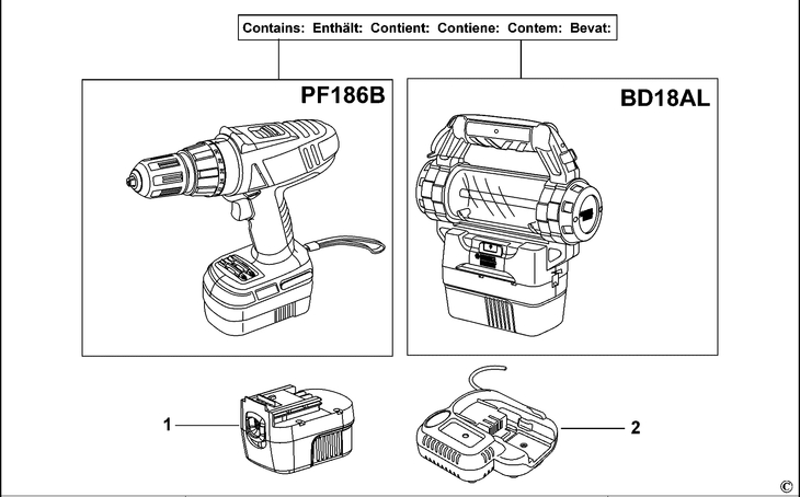 HP18PAL   TOOL KIT  Type 1