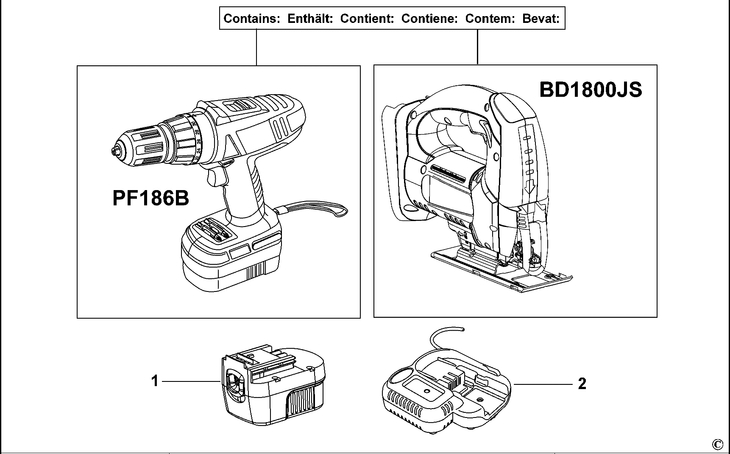 HP18PJS   TOOL KIT  Type 1