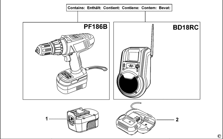 HP18PRC   TOOL KIT  Type 1