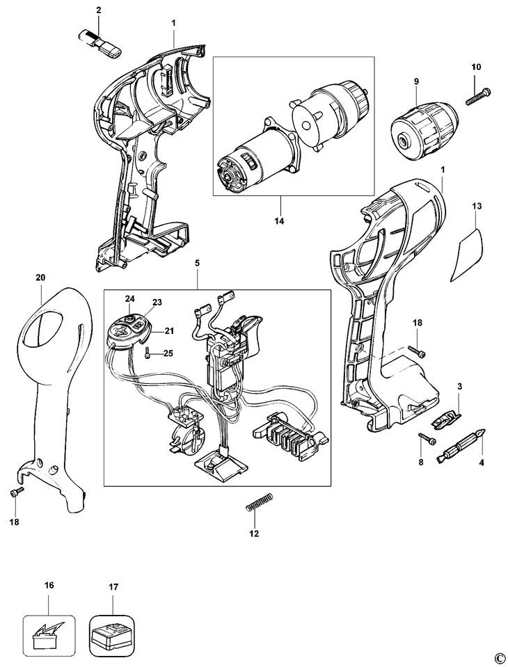 HP96K  CORDLESS DRILL  Type 2
