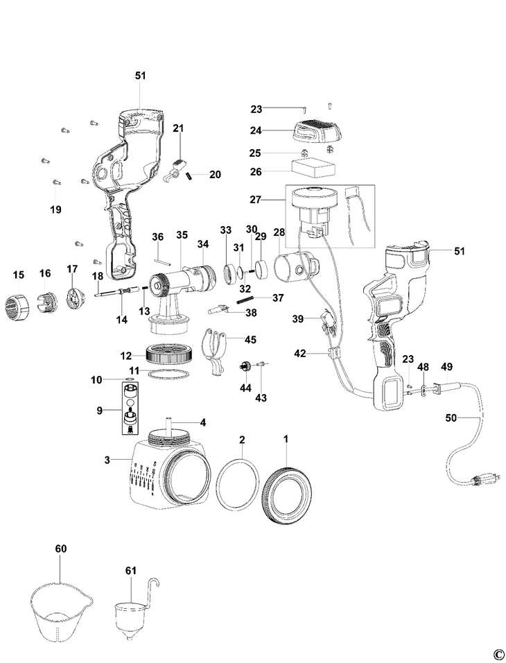HVLP200  SPRAY GUN  Type 1
