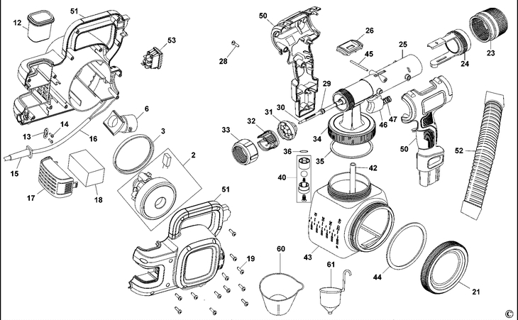 HVLP400  SPRAY GUN  Type 1