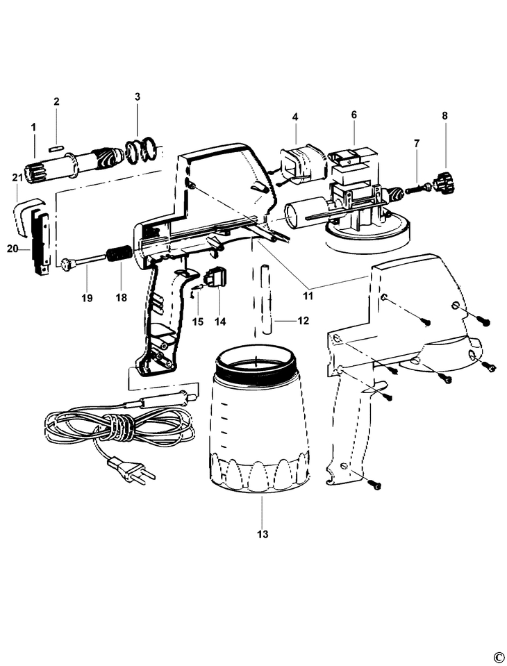 K15B   SPRAY GUN  Type 1