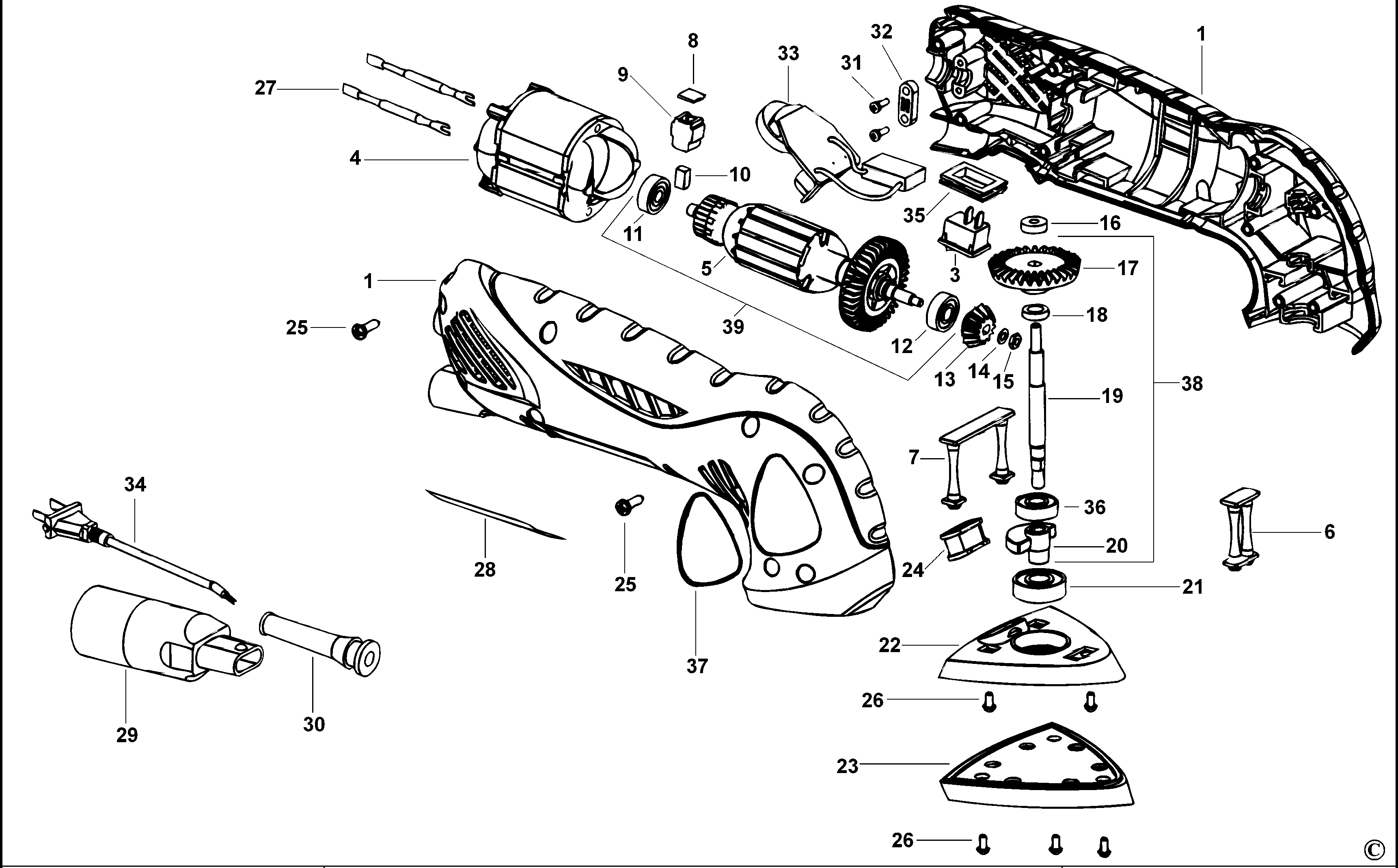 SLEFUITOR BLACK+DECKER KA511EKA Type 1