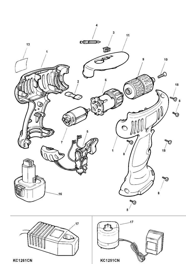 KC1251CN  DRILL  Type 1
