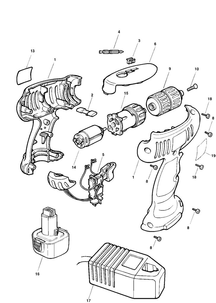 KC1461FK   CORDLESS DRILL  Type 1